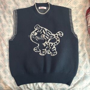 Knit sweater vest from Taiwan